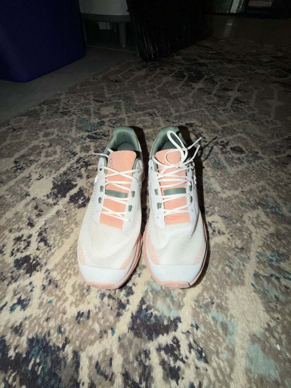 On Cloudvista Women's Trail Running Shoes in Frost/Rose